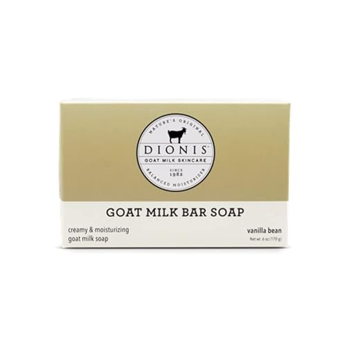 Dionis Goat Milk Vanilla Bean Bar Soap 6 oz (Pack of 1)