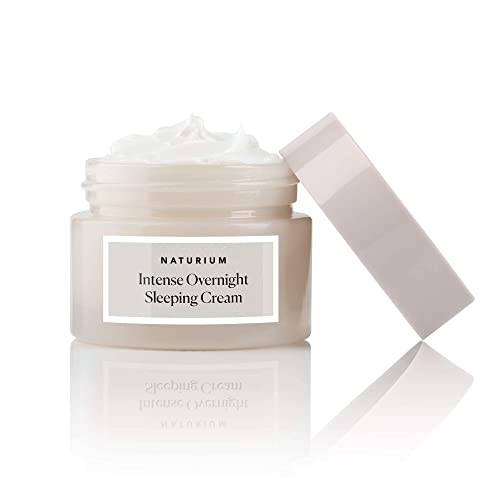 Naturium Intense Overnight Sleeping Cream Jumbo, Hydrating & Anti-Aging Face Moisturizer, 3 oz