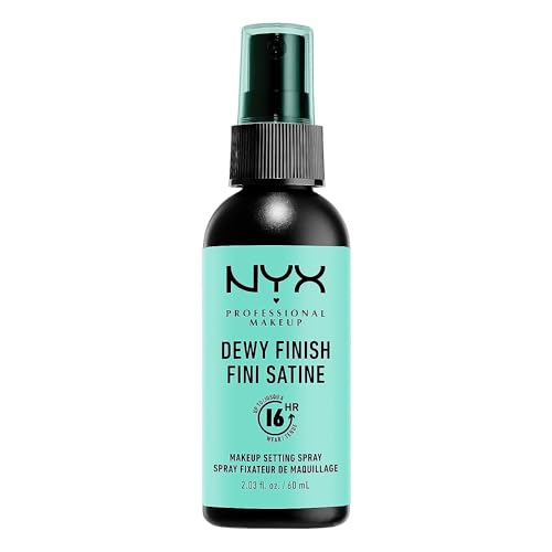 NYX PROFESSIONAL MAKEUP Makeup Setting Spray - Dewy Finish, Long-Lasting Vegan Formula (Packaging May Vary)