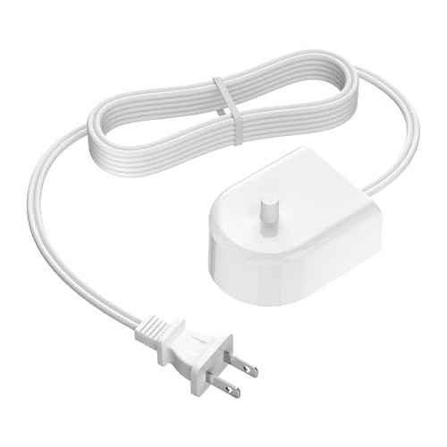 Charger Base Compatible with Philips Sonicare Electric Toothbrush 1100 7500 5100 5300 6100 4100 6500, Replacement Charger for HX6100 3000 6000 8000 9000 Series, Waterproof Travel Friendly Power Cord