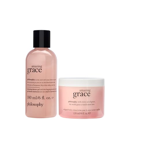 philosophy you're so amazing gift set - 2-pc. amazing grace hydrating shower gel (6oz) & whipped body cr?me (4oz) - moisturizing bath & body duo for women