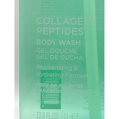 Luseta Collagen Peptides Body Wash, Rejuvenating Hydrating Formula 33.8 FL. OZ