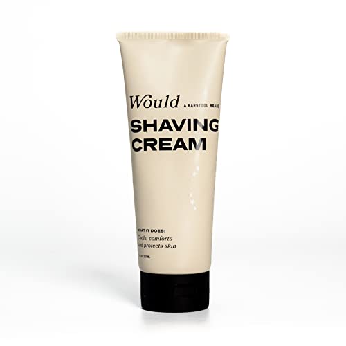 Would Men's Shaving Cream - Menthol & Fragrance-Free, 7 fl oz, Thick Lather, Soothing & Moisturizing, Pre-Shave Support, Softens Facial Hair, Multipurpose