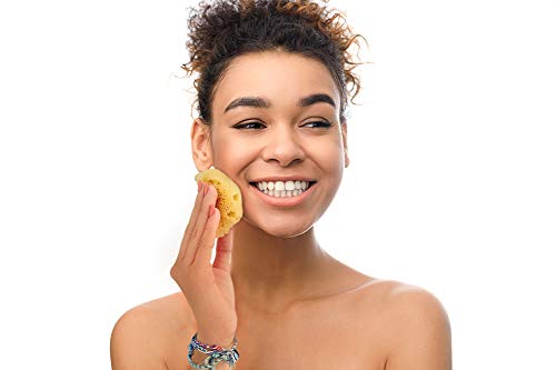 Natural Sea Silk Sponges 12pk: Size 9pc x1.5"-2.5" 3pc x 2.5"-3", like Cotton Balls, for Cosmetic Use, Makeup Application & Removal, Face & Eye Cleaning, with Luxury Gift Bag by Constantia Beauty®