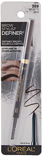 L'Oreal Paris Brow Stylist Definer Waterproof Eyebrow Pencil, Brunette