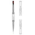 Starfa Dual-Ended Builder Gel Brush & 11mm Nail Art Liner Brush