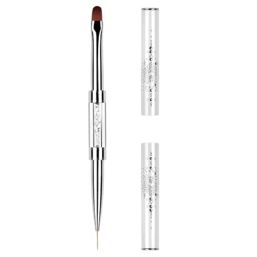 Starfa Dual-Ended Builder Gel Brush & 11mm Nail Art Liner Brush