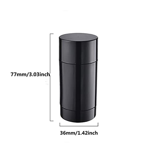 10 Pack 30ml Empty Round Deodorant Containers 1 Oz Twist Up Filling Stick Deodorant Container Plastic Deodorant Bottles Refillable Lip Balm Tube for Lipstick Crayon Chapstick DIY Make Own