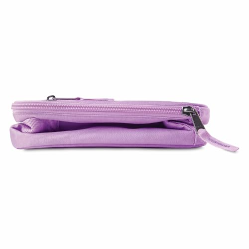 PackIt Freezable Classic Lunch Box, Lavender, Built with ECOFREEZE Technology, Fully Freezable, Collapsible, Reusable, With Zip Front Pocket and Buckle Handle, Designed for Fresh Lunch On the Go