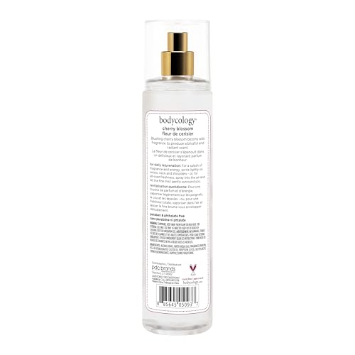 Bodycology Cherry Blossom Fragrance Mist - 8 fl oz