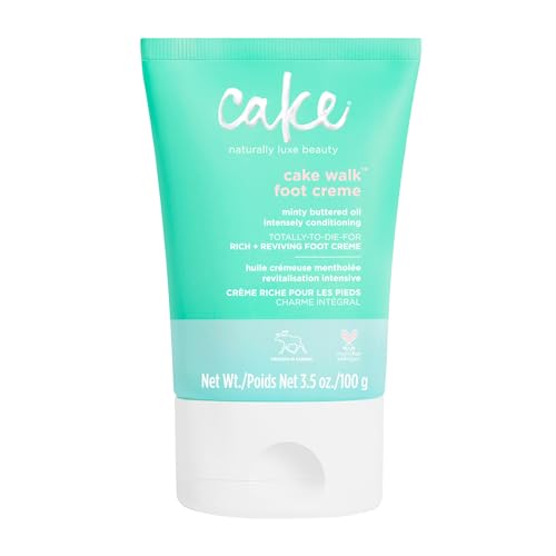 Cake Beauty Walk Triplemint Foot Crème, 3.5 Fluid Ounce