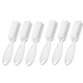 SQULIGT 6Pcs Nail Cleaning Brush with Handle Grip for Fingernails, Toes & Manicure Tools