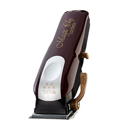 Wahl Professional 5 Star Cordless Magic Clip Hair Clipper with 100+ Minute Run Time for Professional Barbers and Stylists