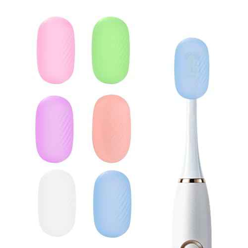 6 Pcs Toothbrush Covers Toothbrush Covers Caps£¬Replaceable Electric Toothbrush Head Cover Silicone Toothbrush Protector Cap for Household Travel, Bathroom, Gym£¬Camping