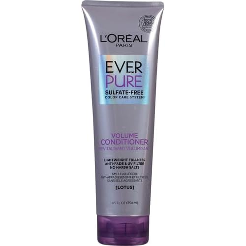 L¡¯Or?al Paris Moisture Sulfate Free Conditioner, Hair Care for Color-Treated Hair with Rosemary Botanicals, EverPure, 8.5 Oz (Packaging May Vary)