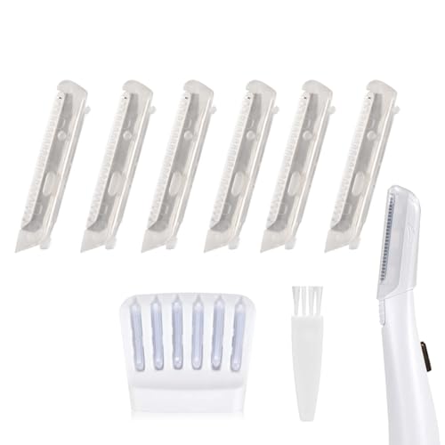 6 Pack Dermaplane Replacement Heads for Flawless Glo