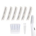 6 Pack Dermaplane Replacement Heads for Flawless Glo