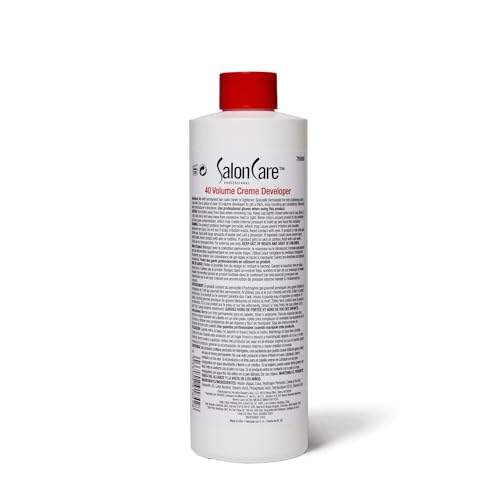 Salon Care 40 Volume Creme Developer 16oz - Strong Lift