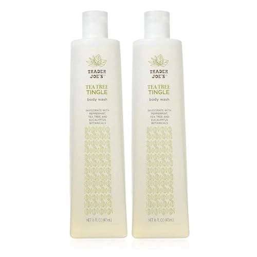 Trader Joe's 2 Packs Tea Tree Tingle Body Wash with Peppermint and Eucalyptus - Cruelty-free