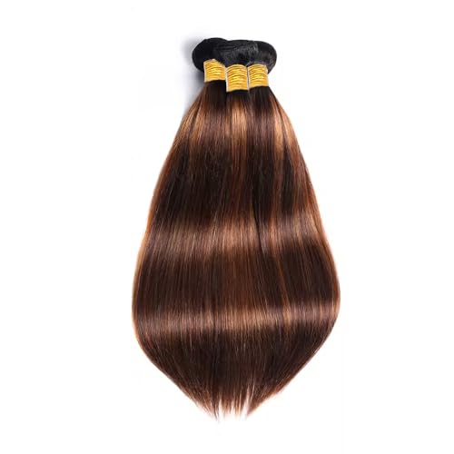 P4/30 Straight Brazilian Hair Bundles - 3 Pack 30-34 Inch