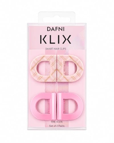 DAFNI KLIX Magnetic Hair Clips – 2 Pairs, No Pull, Strong Hold