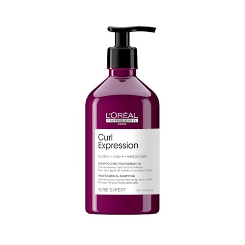 L'Or?al Professionnel Paris Curl Expression Moisturizing Shampoo - Hydrates & Detangles For Curly & Coily Hair Types, Sulfate & Paraben-Free