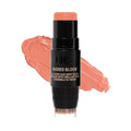 Nudestix Nudies Bloom All Over Dewy Color ? 3-in-1 Cream Blush Stick for Cheeks, Eyes & Lips with Built-In Brush | Sheer, Glossy Finish | Vegan, Long-Wear, Multi-Use Makeup