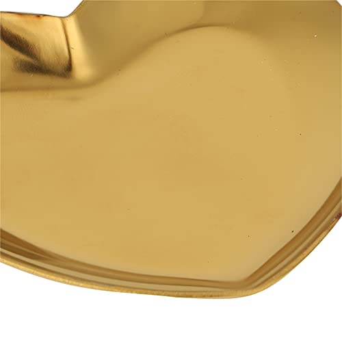 Heart Shaped Nail Art Mixing Palette - Stainless Steel