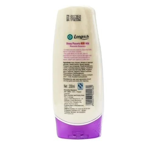 Longrich SOD Cream/SOD Lotion Sheep Placenta SOD Milk 7.0 FL.OZ