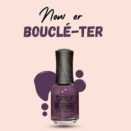 Orly Breathable Nail Polish Loose Threads Collection | Dusty shades for Fall and Winter (Now or Boucl?-ter, 0.6 fl oz)