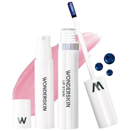 Wonderskin Lip Stain Set – Long-Lasting Waterproof Lip Tint Peel & Reveal (Beautiful Kit)
