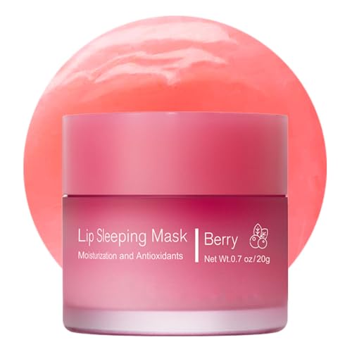 Sleeping lip mask, Nourish & Hydrate Lip Mask, Lip Balm, Lip Oil, Lip Skin Care, Hydrating, Moisturizing Lip Lines Night Sleep Anti-chapped Lip Cream (Berry)