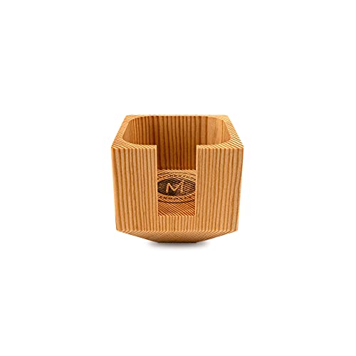 Marley's Monsters Facial Rounds + Holder - 20 Count Pack - Soft, Reusable Cotton Rounds and Wood Holder (Rainbow)