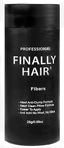 Hair Building Fibers Dark Salt & Pepper 28g - Keratin Concealer