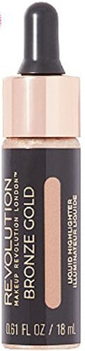 Makeup Revolution Liquid Highlighter - Bronze Gold