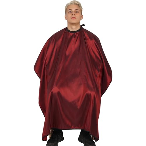 Hair Cutting Cape Set with Neck Brush & Disposable Paper