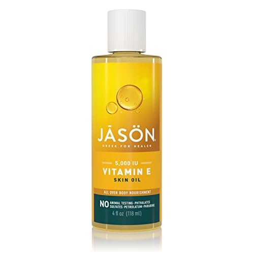 JASON Vitamin E Skin Oils Bundle, 45,000 IU 2 Oz and 5,000 IU 4 Oz
