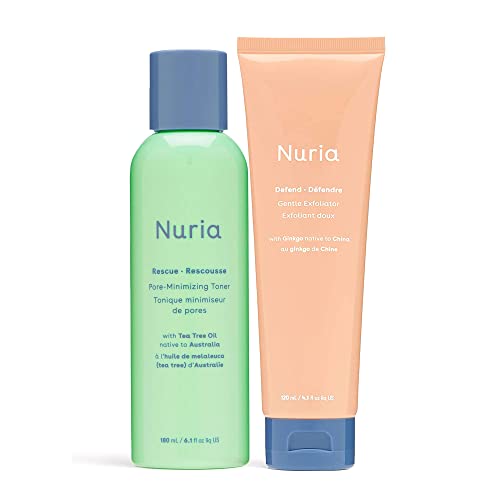 "Clear Skin Duo | 2 Piece Set" which contains the Defend Exfoliator and Rescue Toner