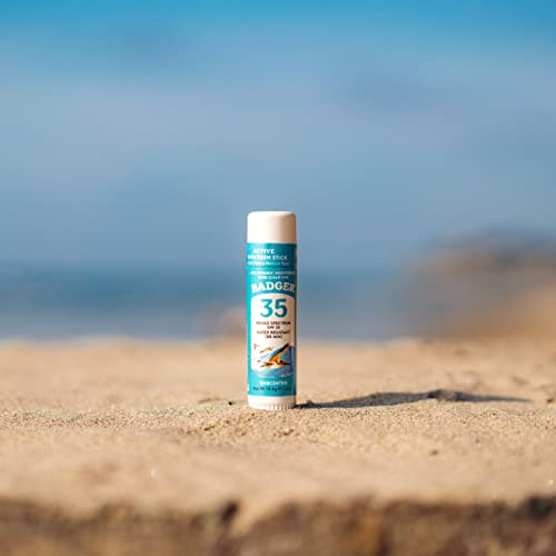 Badger SPF 40 Reef Safe Sport Sunscreen and SPF 35 Sunscreen Face Stick