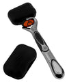 2-Pack Silicone Razor Covers with Drain – Travel Shaver Holder