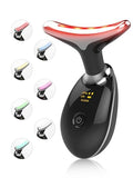 7-Color LED Facial Beauty Device with Vibration & Heat