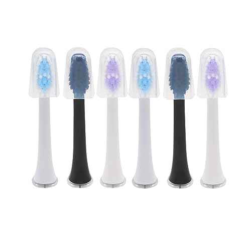 PDEEY Toothbrush Heads Replacement for Jetwave Sonic Edge Toothbrush, with Head Cover 6 PCS