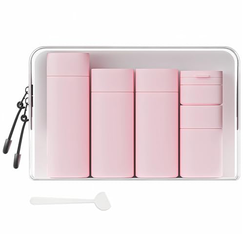 5-Pack TSA Approved Travel Bottles - Leak Proof Toiletry Containers