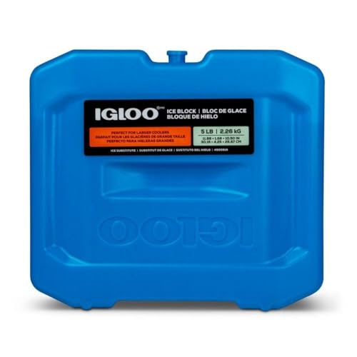 Igloo Maxcold Ice Blocks, Reusable Ice packs for Coolers, Freezer Pack, Cold Packs for Coolers, Long lasting Ice Blocks