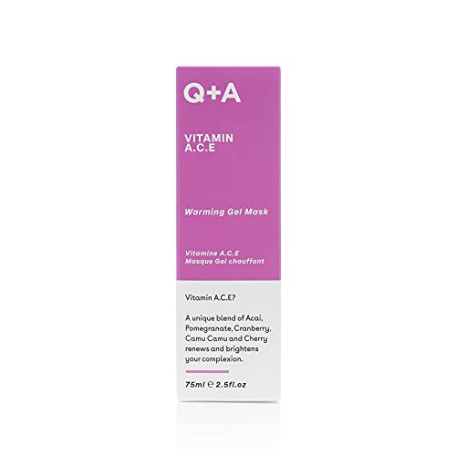 Q+A Vitamin A.C.E. Warming Gel Mask, 75ml
