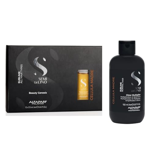 Alfaparf Milano Semi di Lino Beauty Genesis & Glow Multiplier Hair Set