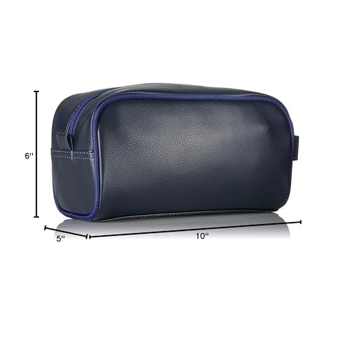 Nautica Mens Accessories Men's Top Zip Travel Kit Toiletry Bag Organizer Accessory