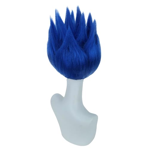 BERON Flame Dark Blue Short Straight Wig 12 Inch