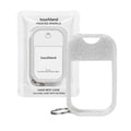 Touchland Frosted Sparkle Hand Mist Case with Keyring - 1 FL OZ, Pack of 1