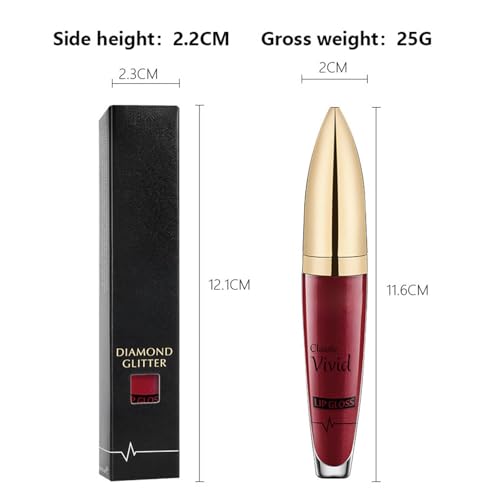 Glitter Liquid Lipstick Set - 3PC Diamond Shine Waterproof